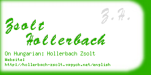 zsolt hollerbach business card